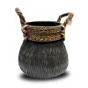 Basket Bamboo Black