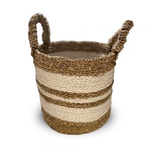 Basket white stripe Varios M