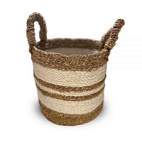 Basket white stripe Varios M