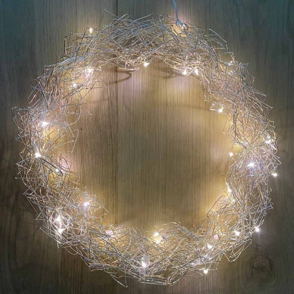 Metalring 35 LED Zilver sfeerbeeld