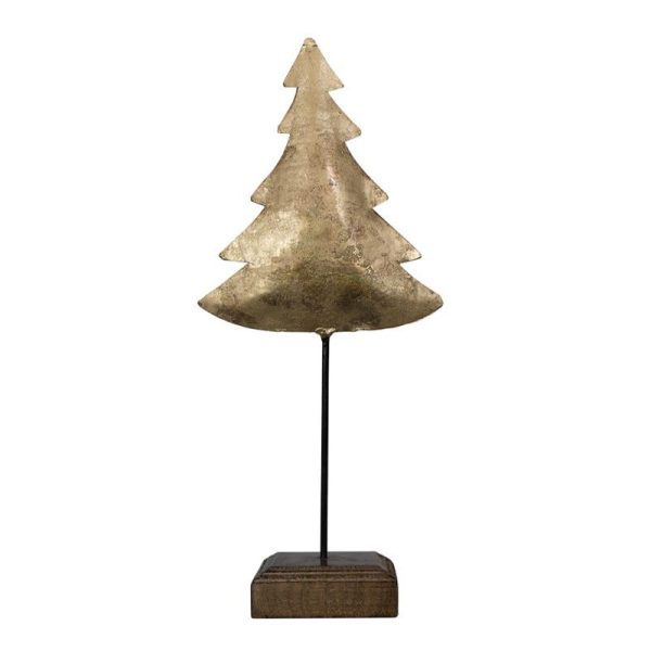 Stehender Weihnachtsbaum Gold