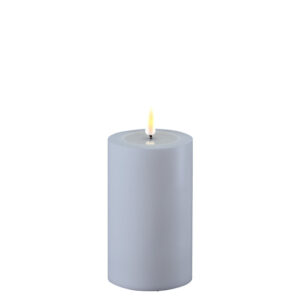 Dust Blue Deluxe Homeart Outdoor Led Candle 7.5*12.5cm