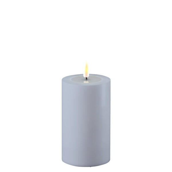 Dust Blue Deluxe Homeart Outdoor Led Candle 7.5*12.5cm