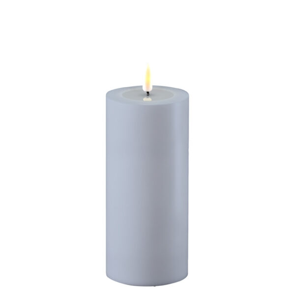 Dust Blue Deluxe Homeart Outdoor Led Candle 7.5*15cm