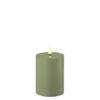 Dust Green Deluxe Homeart Outdoor Led Candle 7.5*10cm