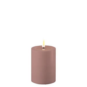 Dust Red Deluxe Homeart Outdoor Led Candle 7.5*10cm