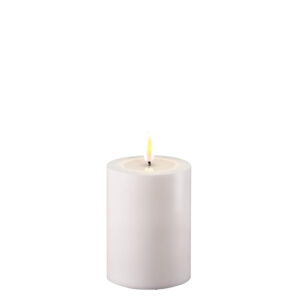 Dust White Deluxe Homeart Outdoor Led Candle 7.5*10cm