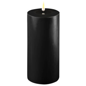 Black indoor Led Candle 10x20 cm