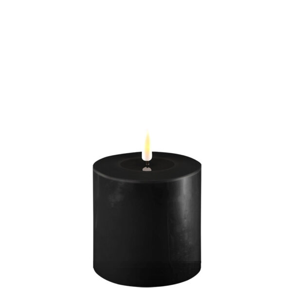 Black outdoor Led Candle 10x10 cm