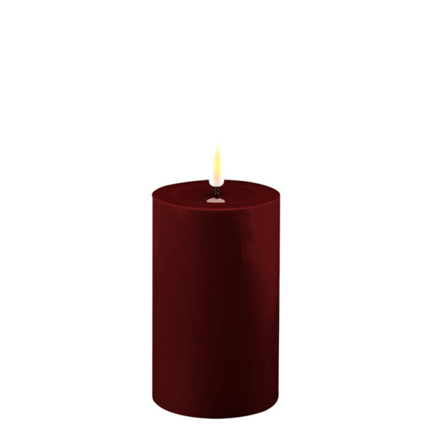 Bourgogne Red indoor Led Candle 7.5x12.5 cm