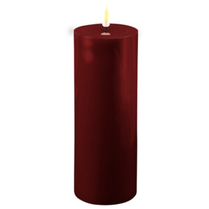 Bourgogne Red indoor Led Candle 7.5x20 cm