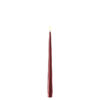 Bourgogne Red indoor Led Shiny Dinner Candle 2.2x28 cm