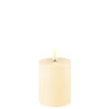 Cream indoor Led Candle 7.5x10 cm