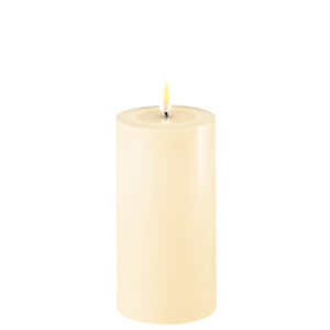 Cream indoor Led Candle 7.5x15 cm