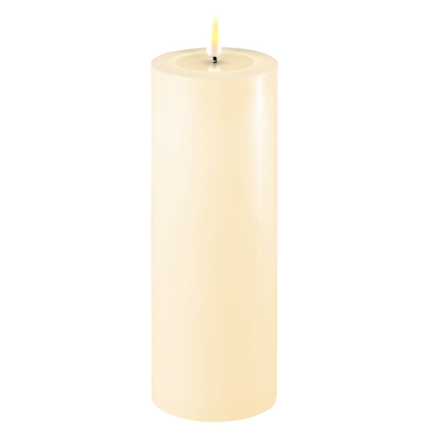 Cream indoor Led Candle 7.5x20 cm