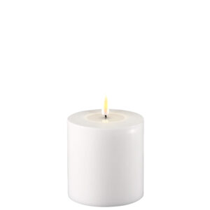 White indoor Led Candle 10x10 cm
