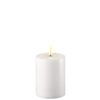 White indoor Led Candle 7.5x10 cm