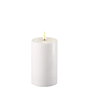 White indoor Led Candle 7.5x12.5 cm