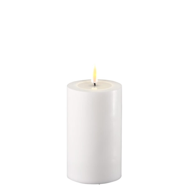 White indoor Led Candle 7.5x12.5 cm
