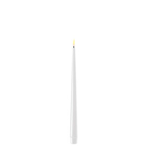 White indoor Led Shiny Dinner Candle