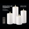 White Real Flame indoor Giftbox Led Candle-Deluxe Homeart