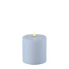 Dust Blue Deluxe Homeart Outdoor Led Candle 10x10cm