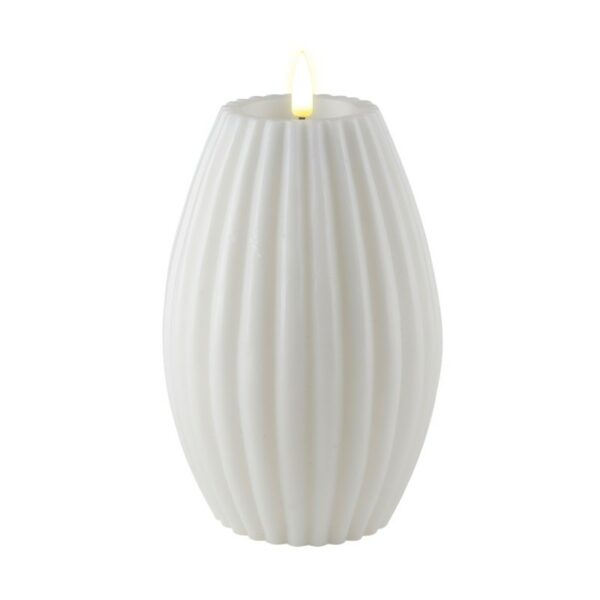 White Stripe Candle | Groot