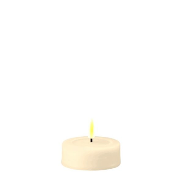 Cream LED Jumbo Tealight Candle D: 6,1 * 4,5 cm