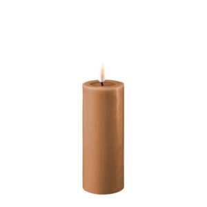 Caramel LED Candle D: 7,5 * 15 cm