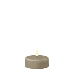 Sand  LED Jumbo Tealight Candle D: 6,1 * 4,5 cm