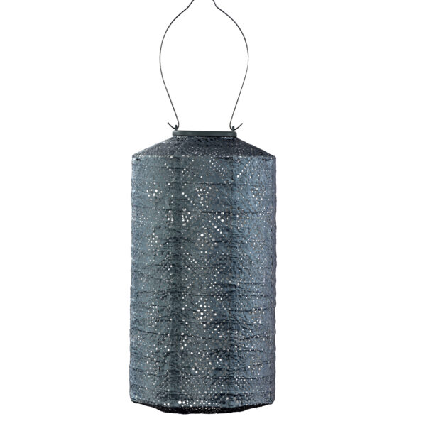 Cylinder 18 Topaze Grey Blue (Grijs Blauw) - Solar lampion Lumiz